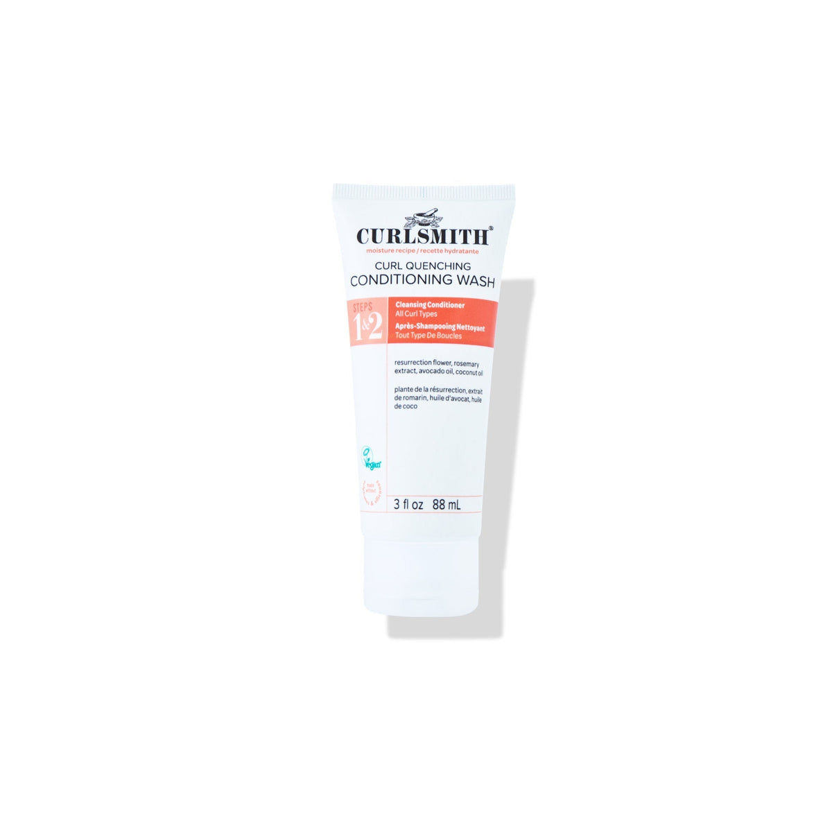 Curlsmith Curl Quenching Conditioning Wash tube on a white background