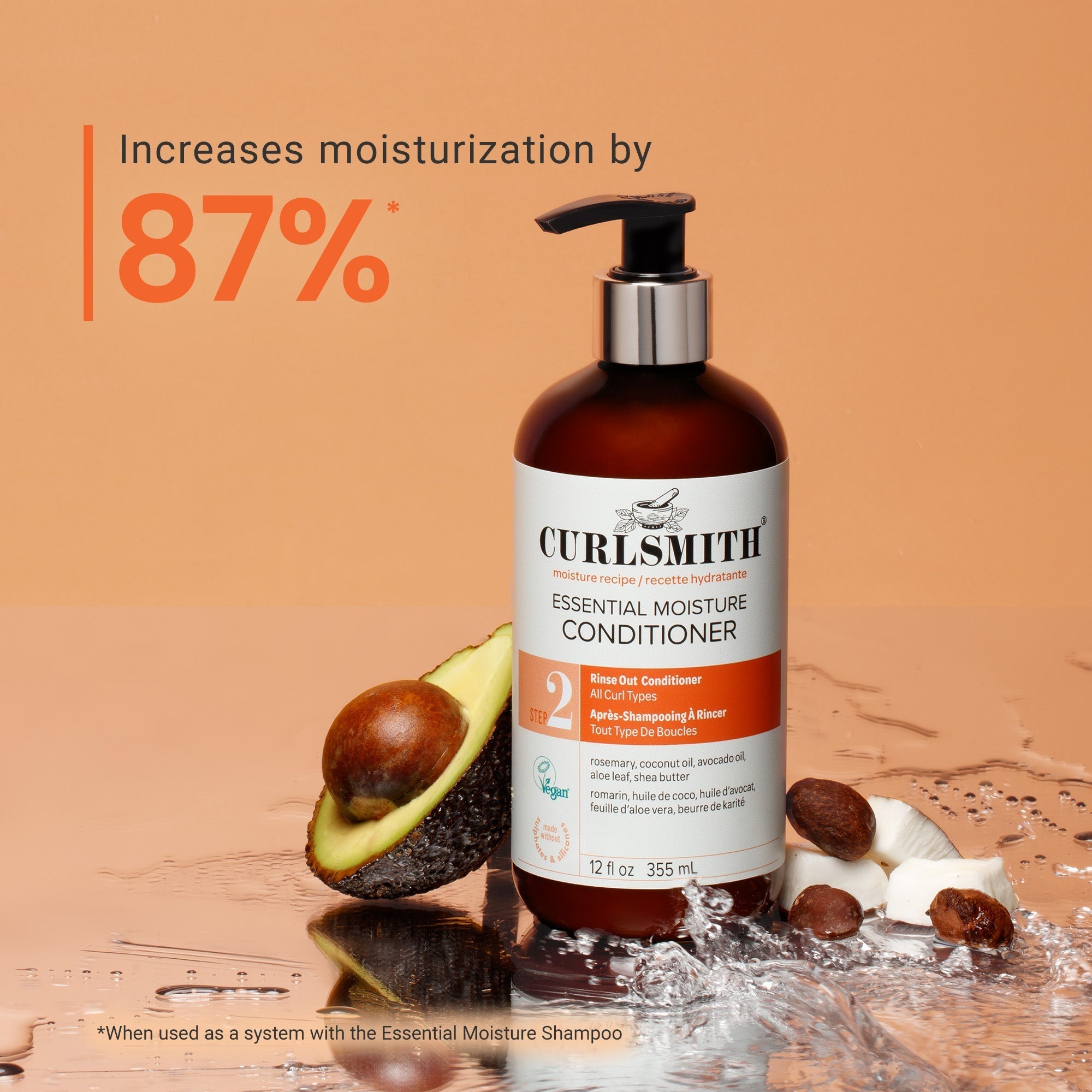 CURLSMITH Essential Moisture 3点セット Amazon.com: CURLSMITH - Essential Moisture Conditioner