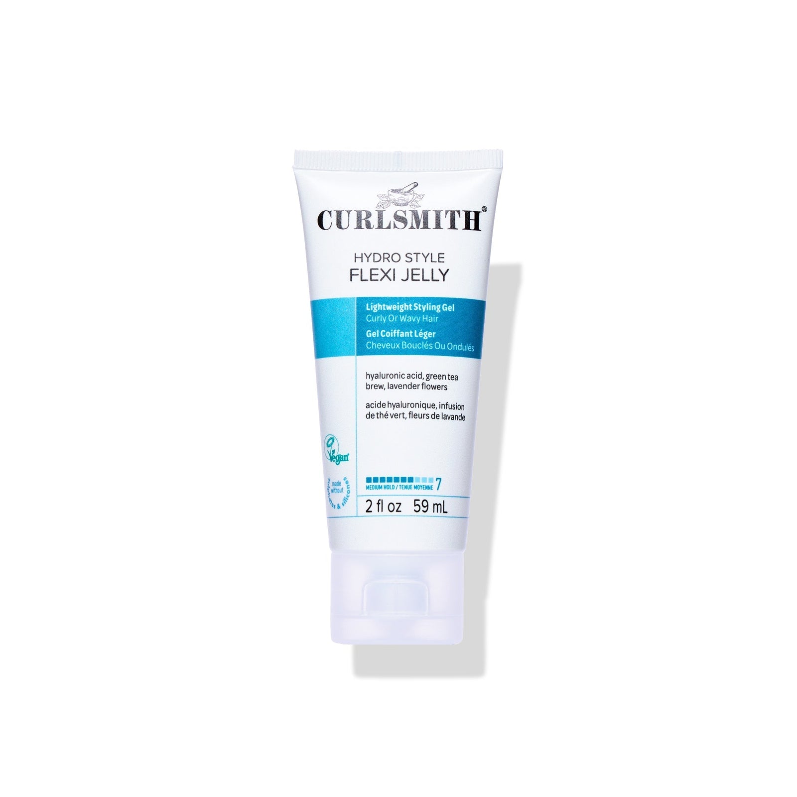 Curlsmith Hydro Style Flexi Jelly tube on a white background, Click to enlarge