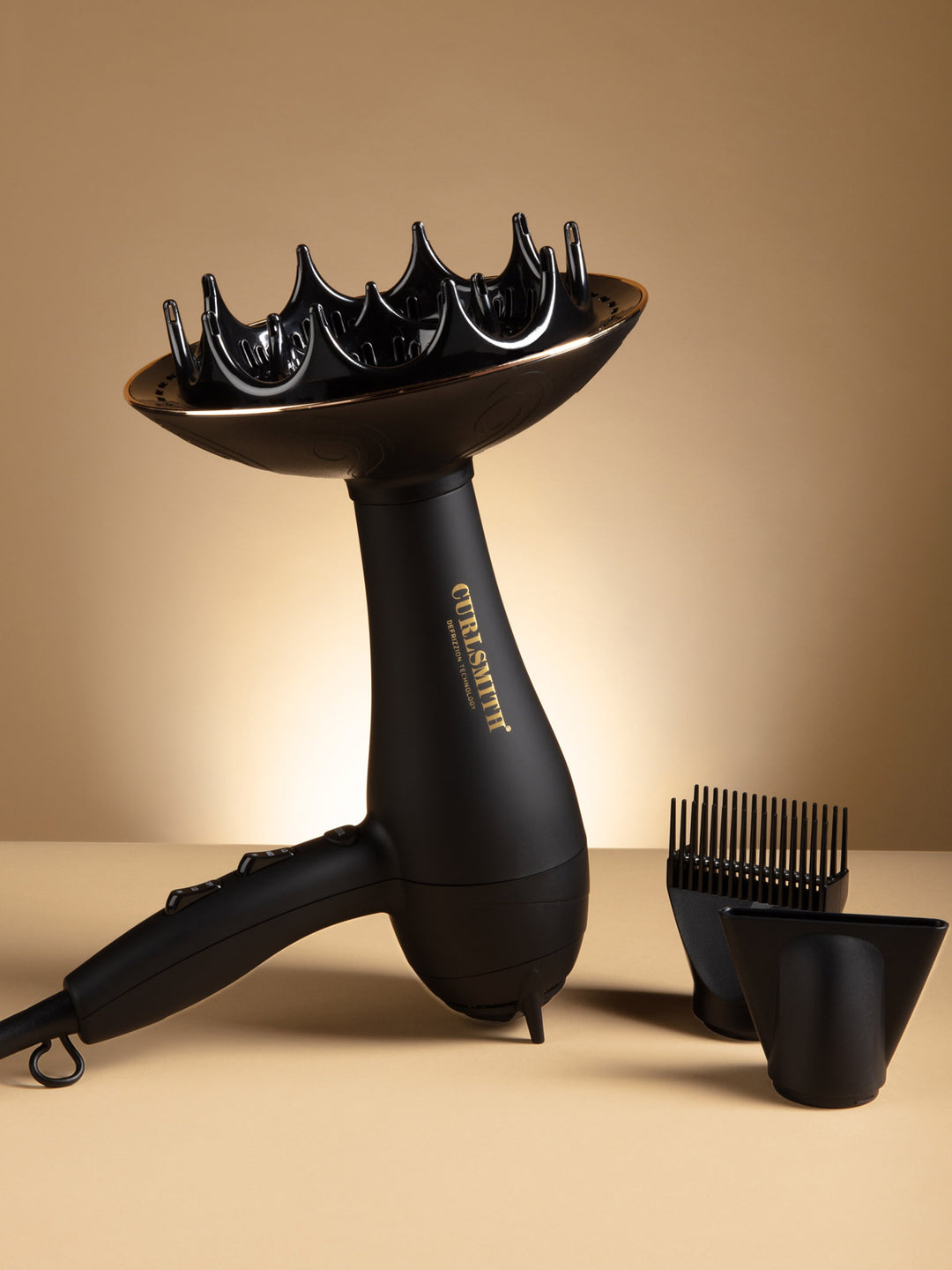 CURLSMITHDEFRE7ON m DRYER & on sale XXL DIFFUSER FOR CURLY, WAVY & COILY HAIR