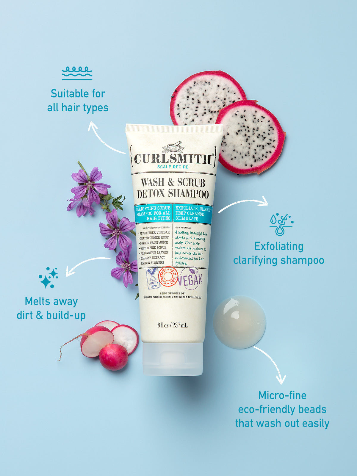 Wash & Scrub Detox Shampoo