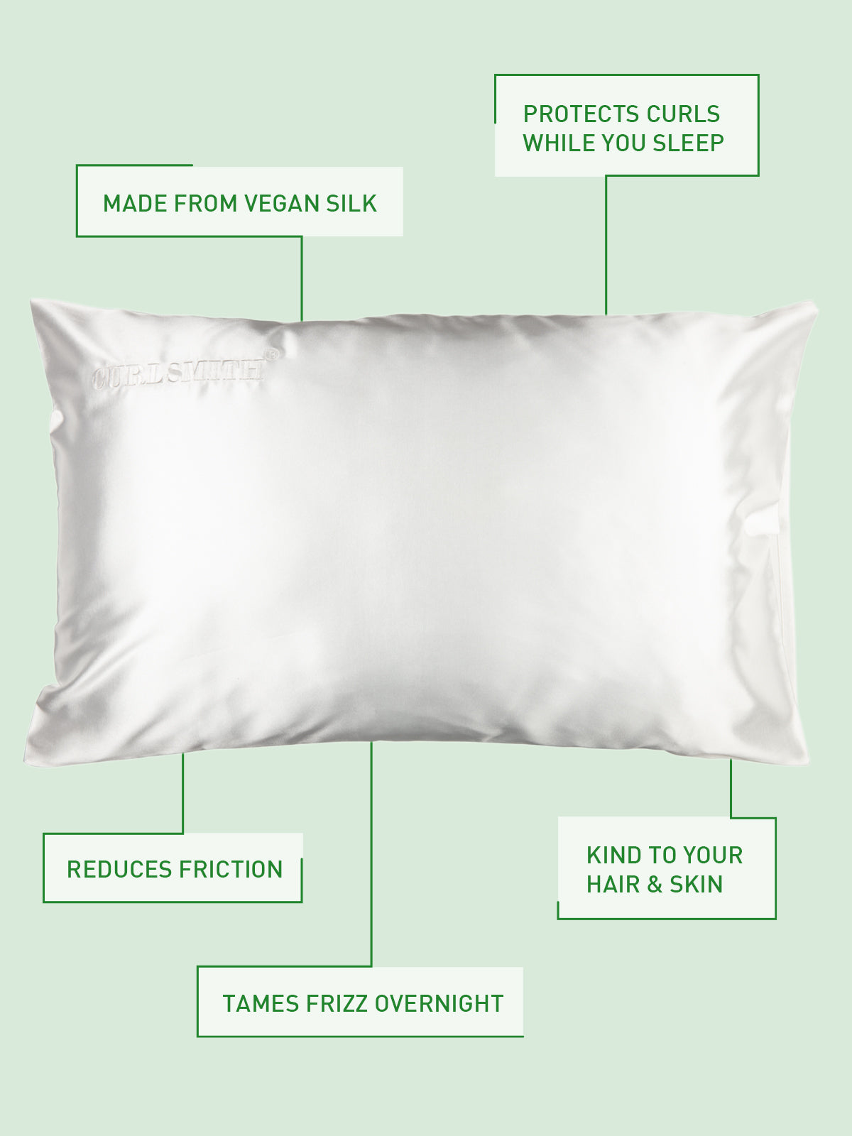Curlsmith Satin Pillow Case - Thumbnail 3